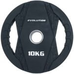 Disco Olimpico Premium encauchetado 10Kg  – EVOLUTION