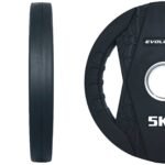 Disco Olimpico Premium encauchetado 5Kg  – EVOLUTION - Image 2
