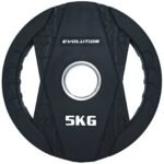 Disco Olimpico Premium encauchetado 5Kg  – EVOLUTION