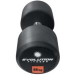 Mancuerna encauchetada Redonda 55Kg – EVOLUTION - Image 2