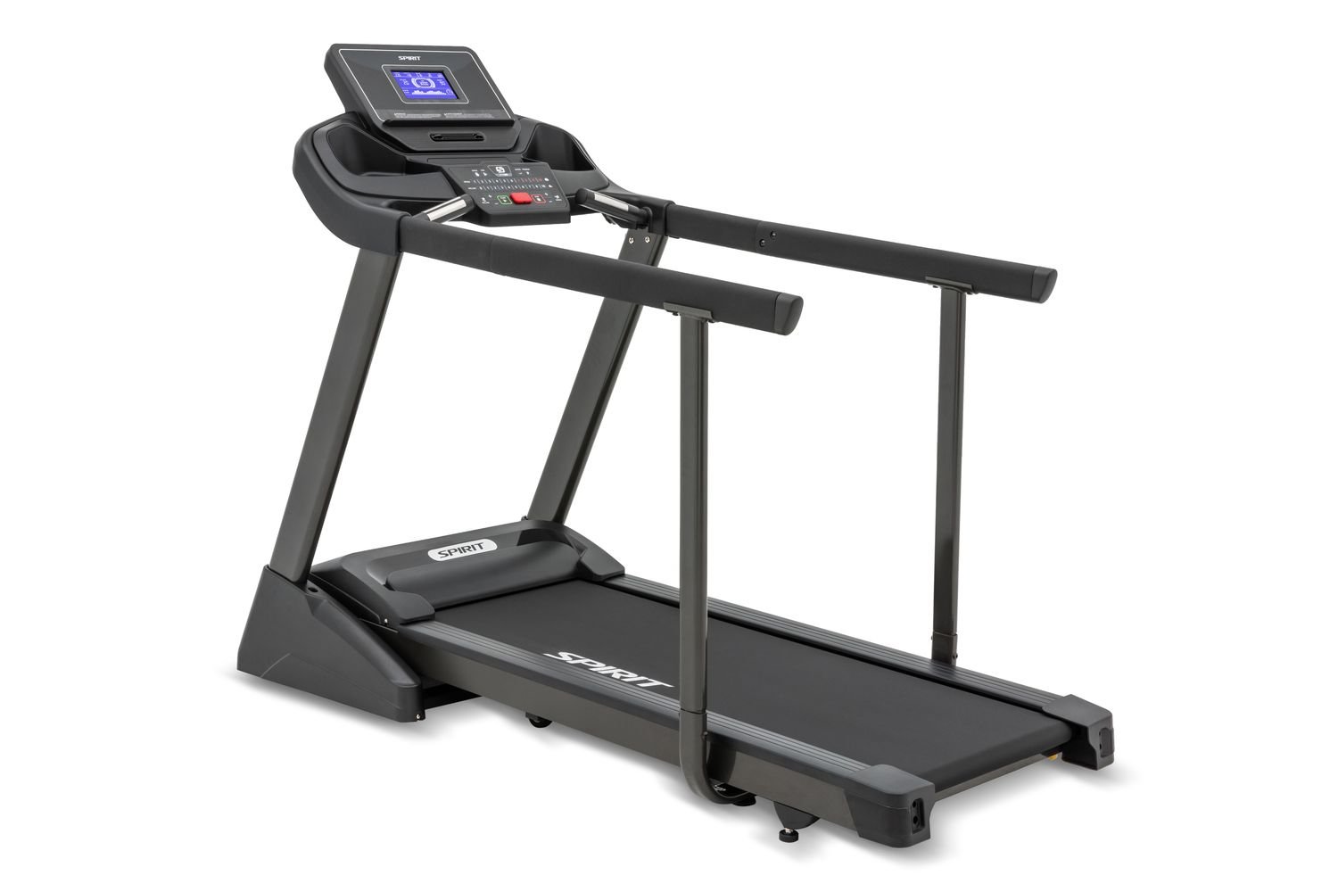 XT185 TROTADORA CON PASAMANOS DE APOYO SPIRIT FITNESS-1 XT185 TROTADORA CON PASAMANOS DE APOYO SPIRIT FITNESS (MOTOR 3.0 HP) - Image 1